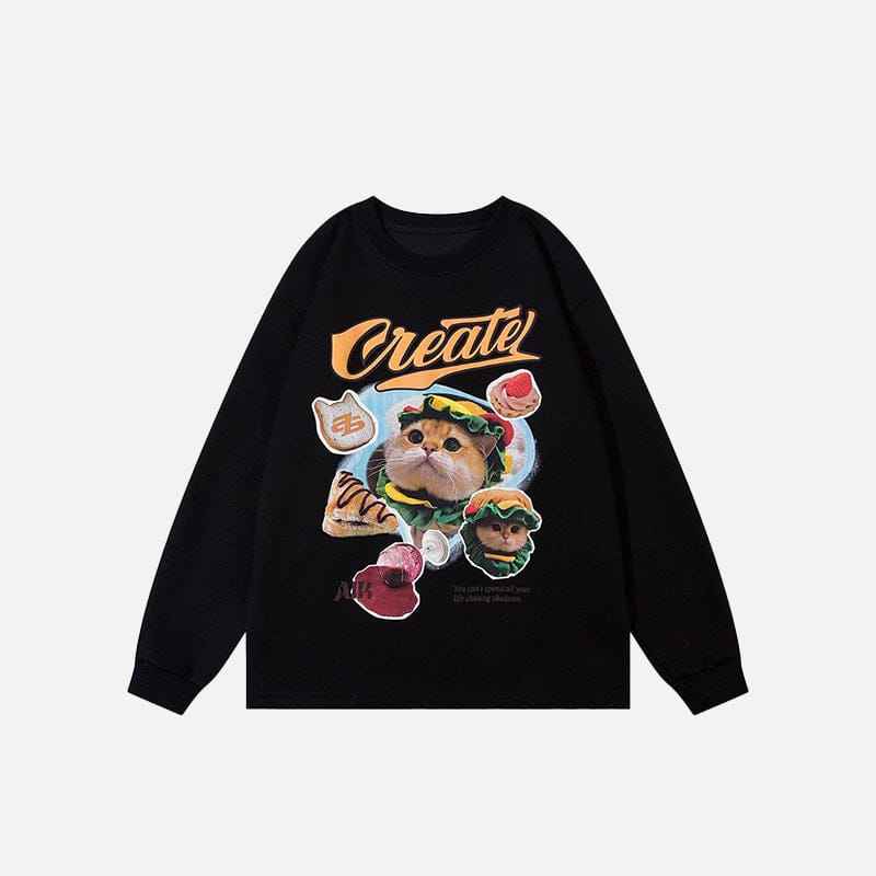 Sweat Cute Cat 9C0