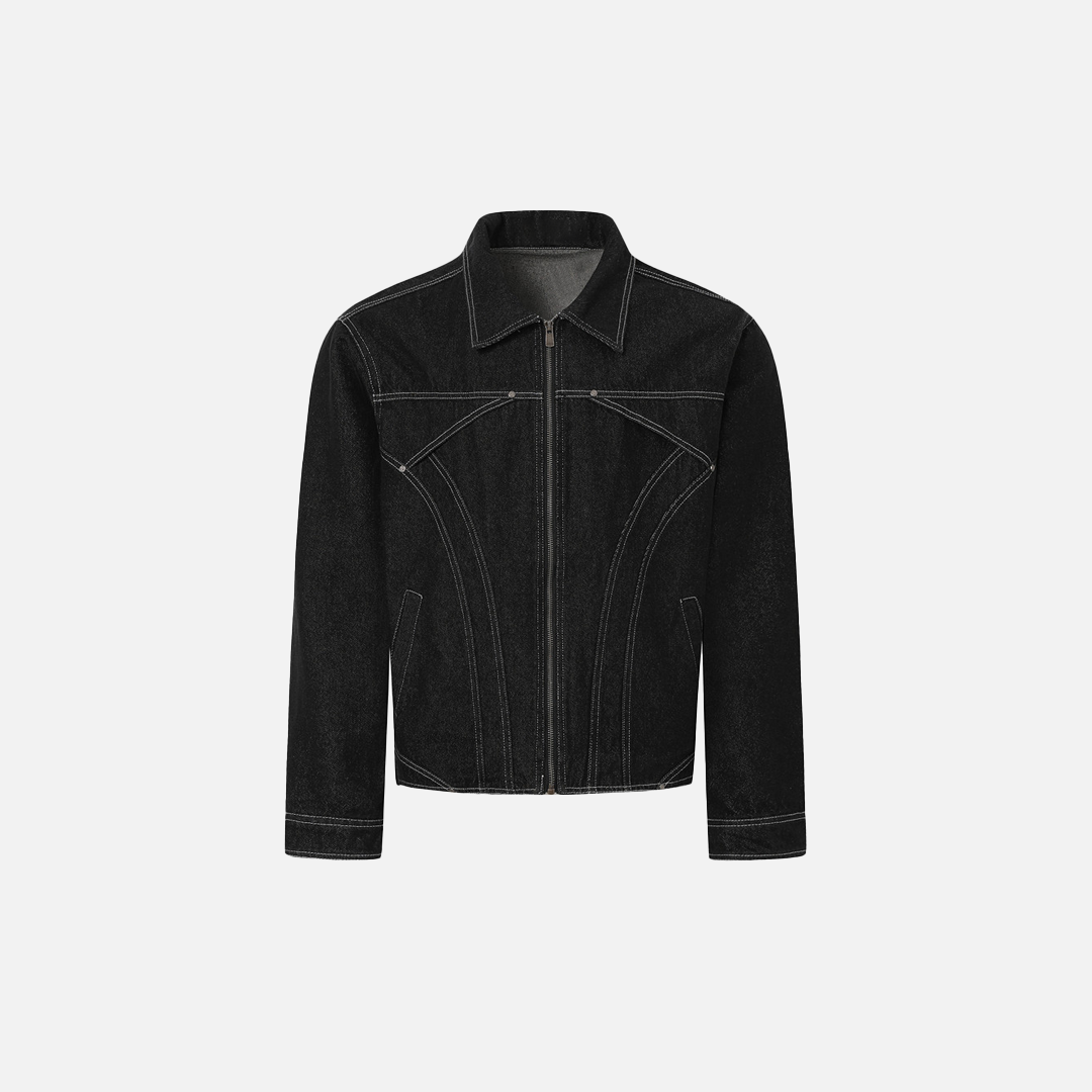 Heavy Duty Deconstructed Patchwork Denim Jacket - Luxuryurbanwear