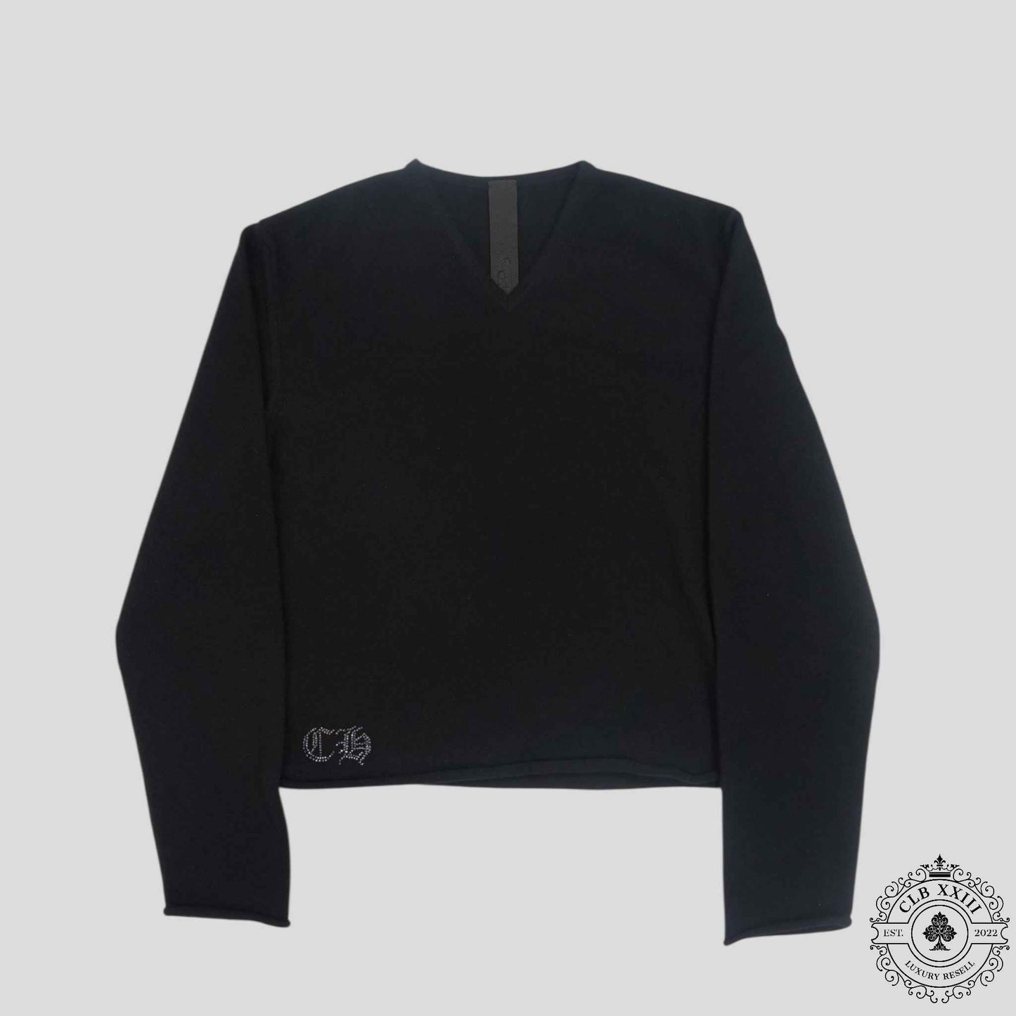 Chrome Hearts Women's Cashmere Crystal Embellished Sweater