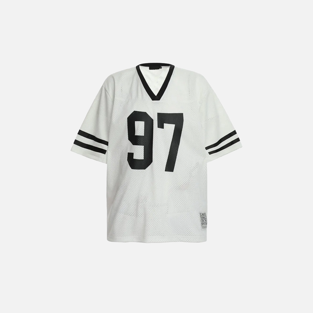 Insulated Retro Mesh Graphic Printed Sport T-Shirt - Luxuryurbanwear