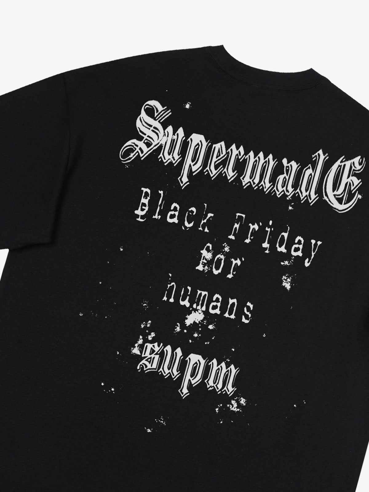 Gothic Skull Spiderweb Graphic T-Shirt