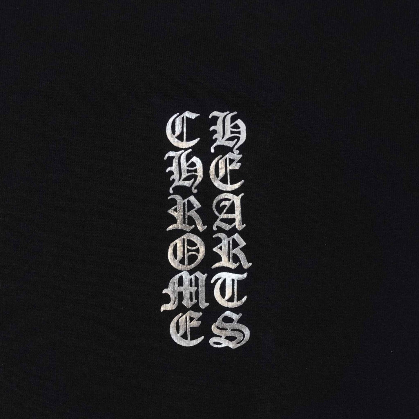 Chrome Hearts 1988 Vertical Logo Hoodie in Black/Silver