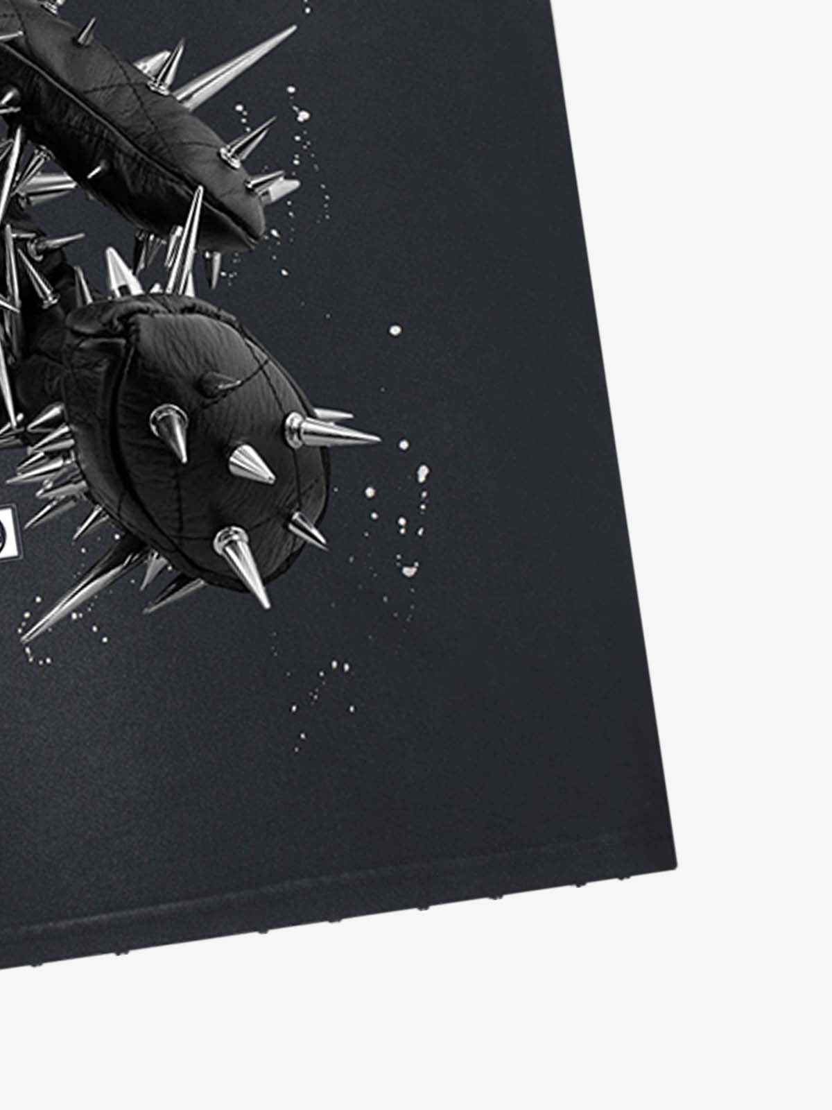 Spiked Bear Graphic T-Shirt