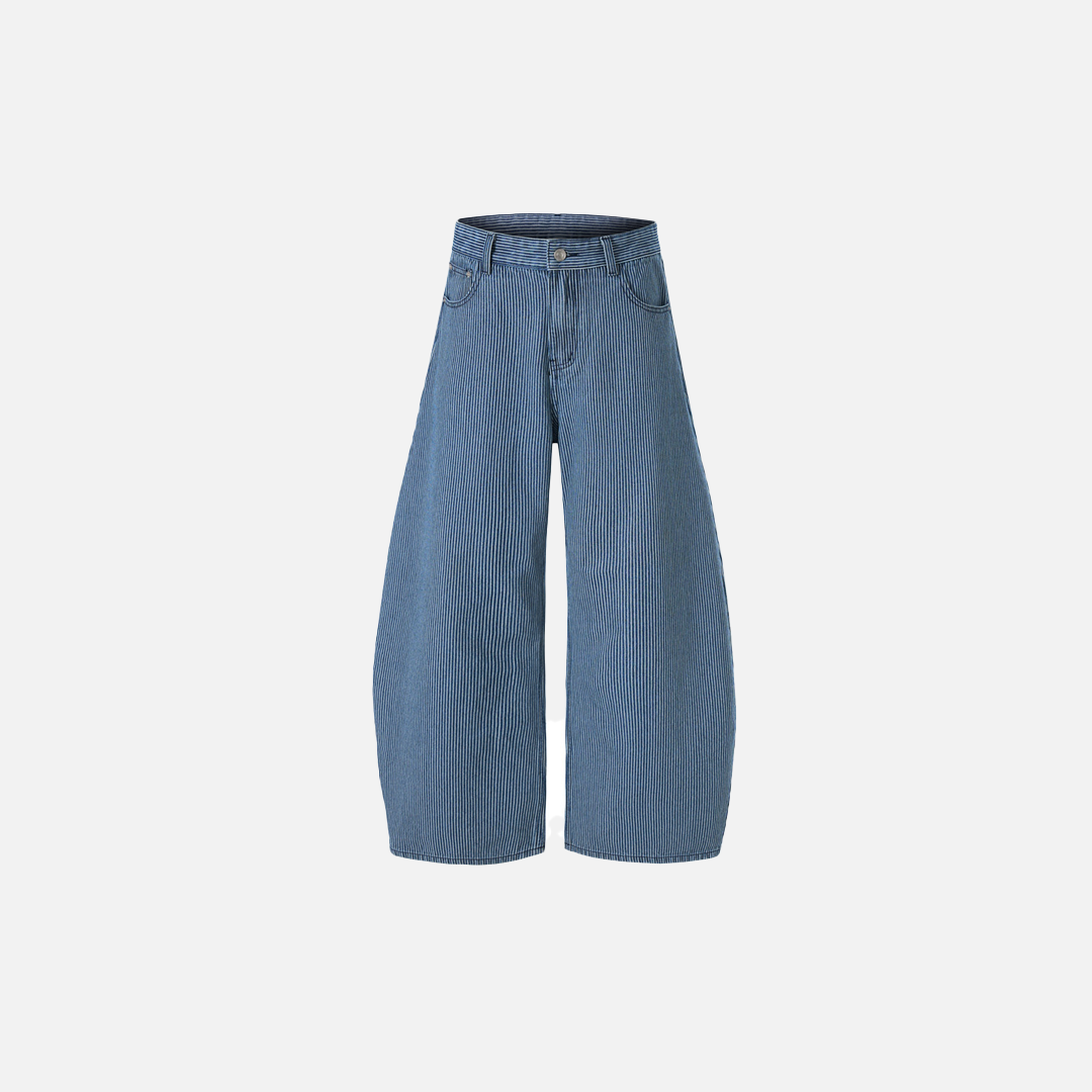Streetwear Durable Stylish Wide Leg Denim Jeans - Luxuryurbanwear