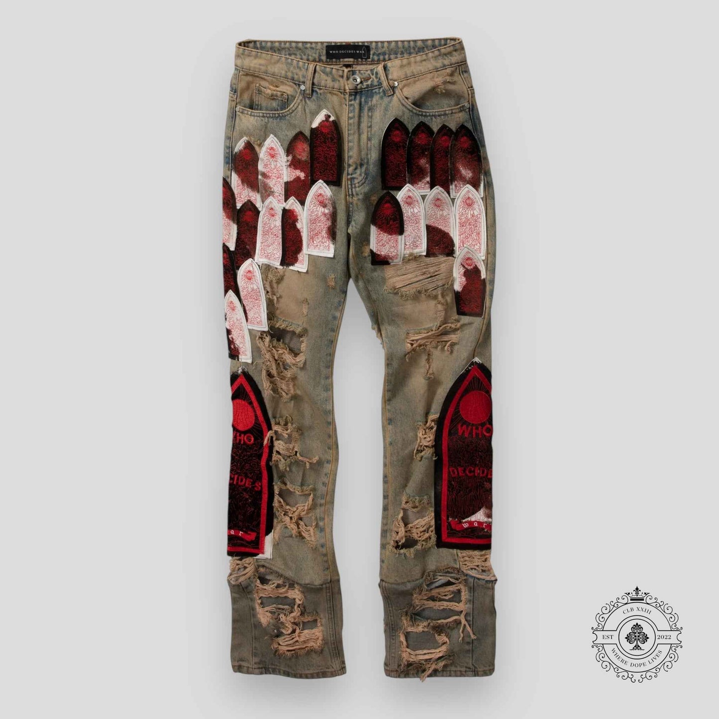 Who Decides War Sangre Patch Denim