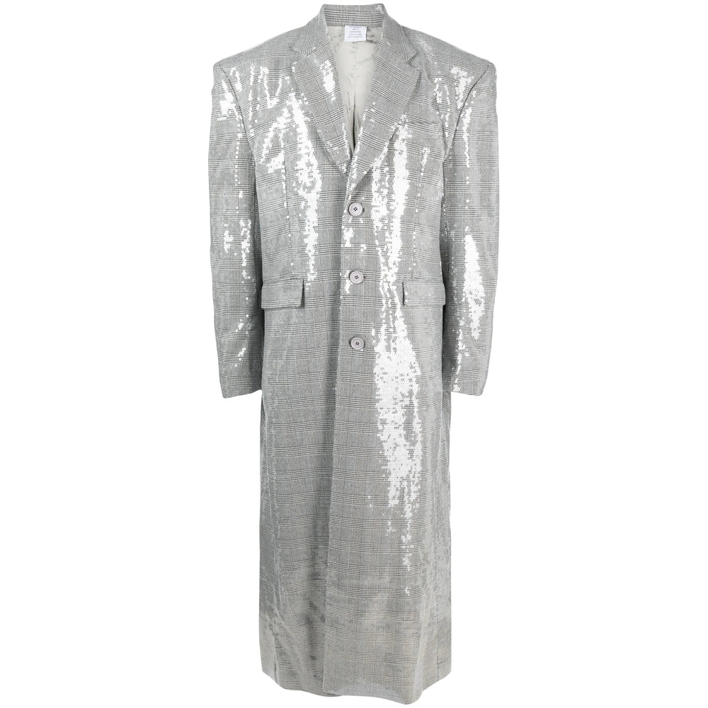 Vetements Black Coats - Single Breasted Coats Men