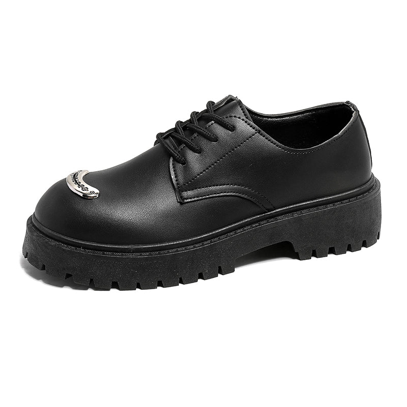 MLB LTHR-18 Metal-Plated Combat Boots - Luxuryurbanwear