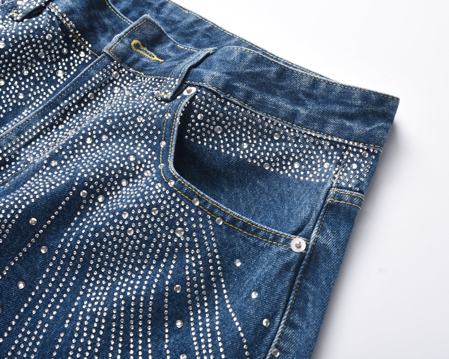 Night Glow Sparkle | Baggy Jeans - Luxuryurbanwear