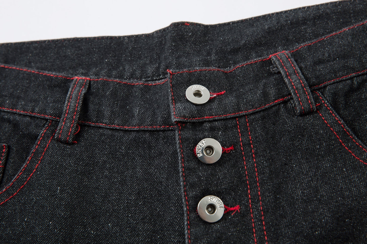 Iron Cross Embroidered | Baggy Jeans - Luxuryurbanwear