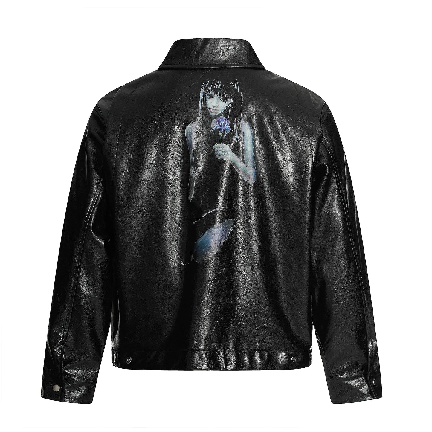 Goth Anime | PU Leather Jacket - Luxuryurbanwear