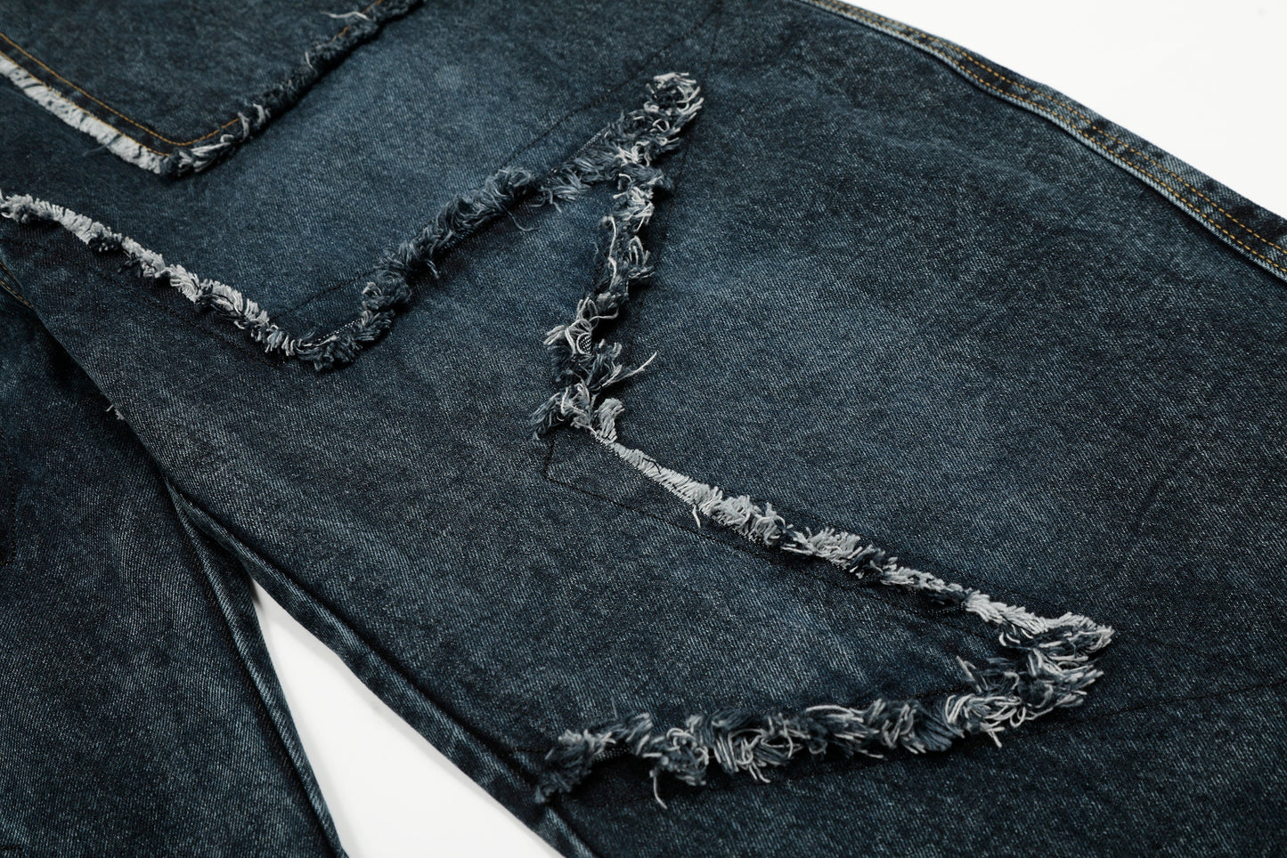 Star Patch Destroyed | Baggy Jeans - Luxuryurbanwear