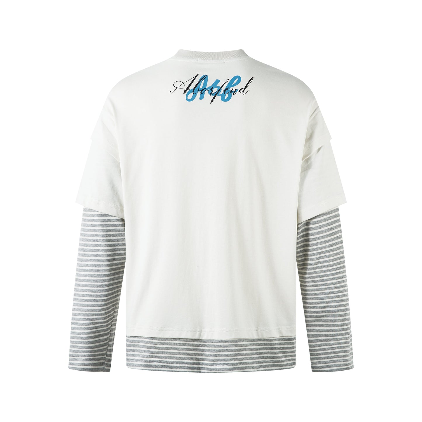 Punk Letters Patchwork | Stripe Sweatshirt - Luxuryurbanwear