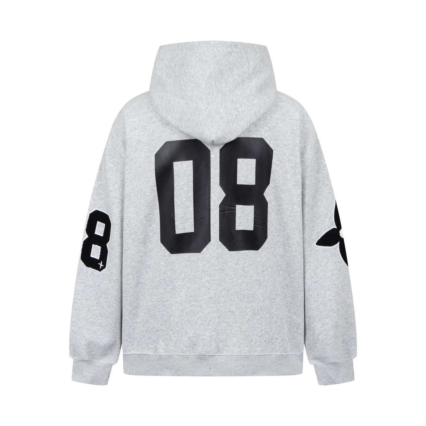 Varsity 08 | Graphic Zip-Up Hoodie - Luxuryurbanwear
