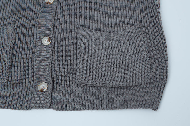 Prep Layer | Knit Cardigan with Shirt & Tie Detail - Luxuryurbanwear