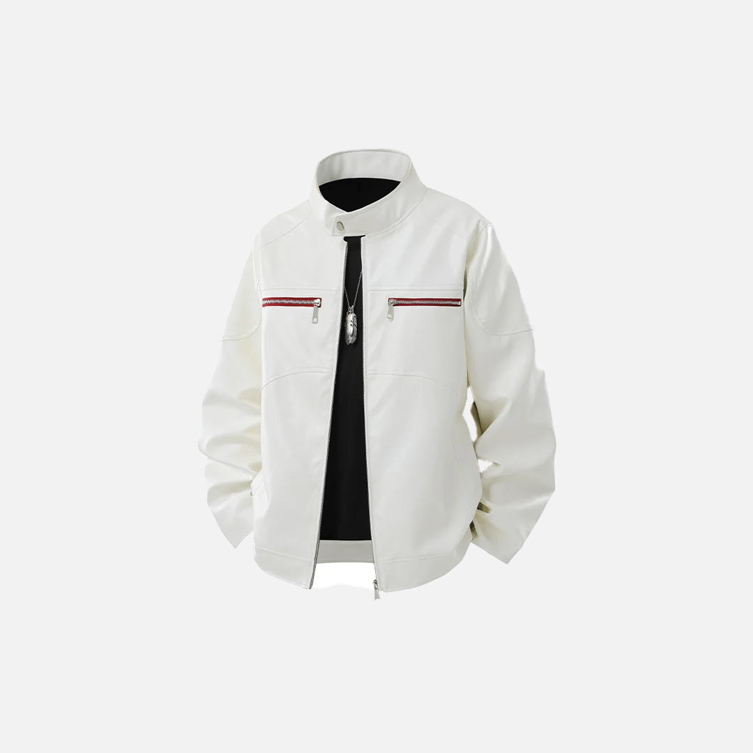 Retro American Style Motorcycle Jacket - Luxuryurbanwear