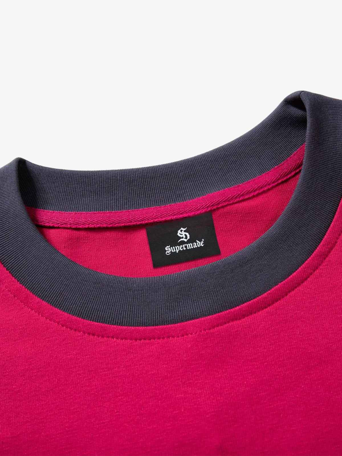 Vintage Riveted Constructed Sleeve Graphic T-Shirt