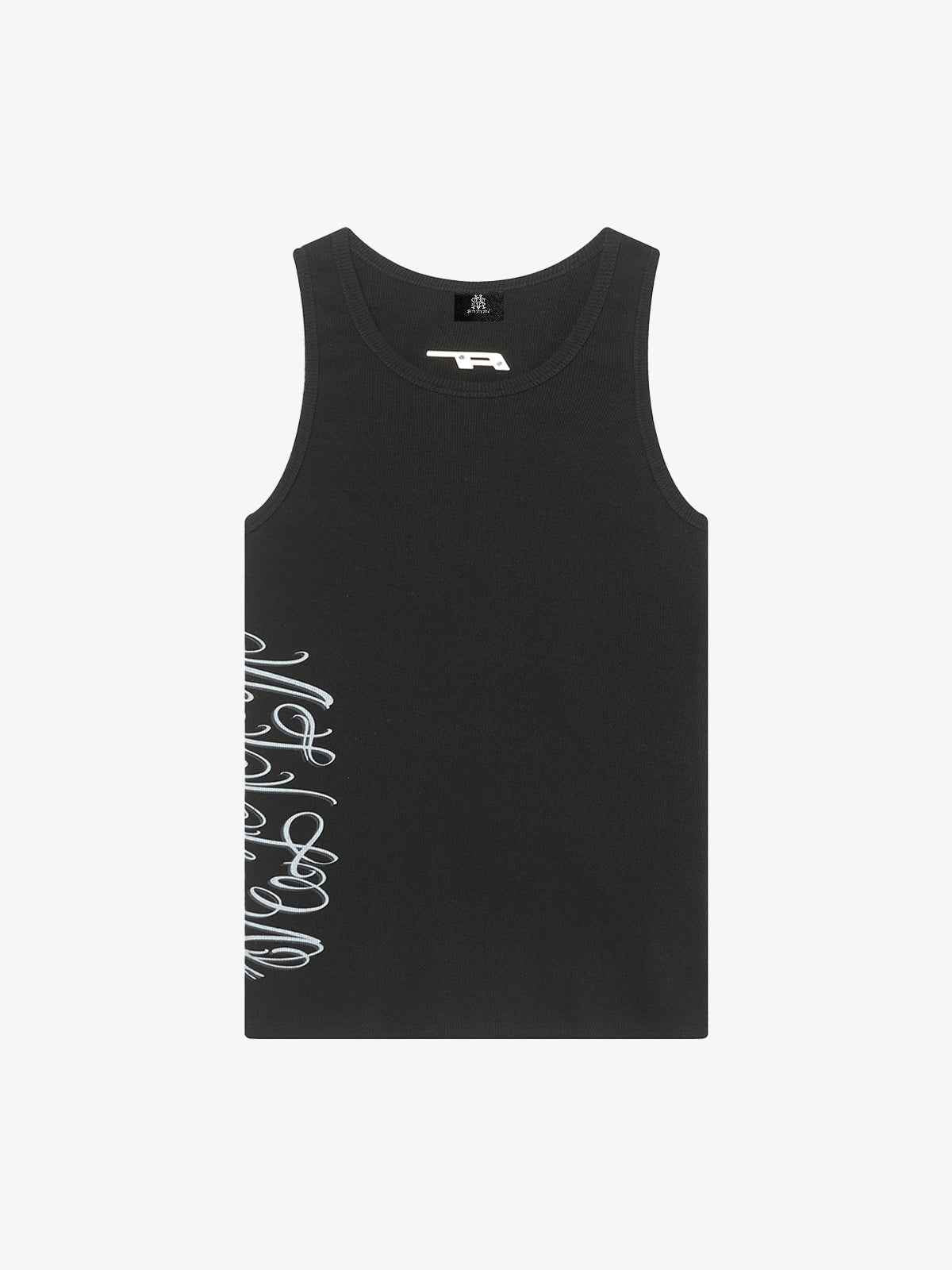 Street Ribbed Slim Fit Printed Vest