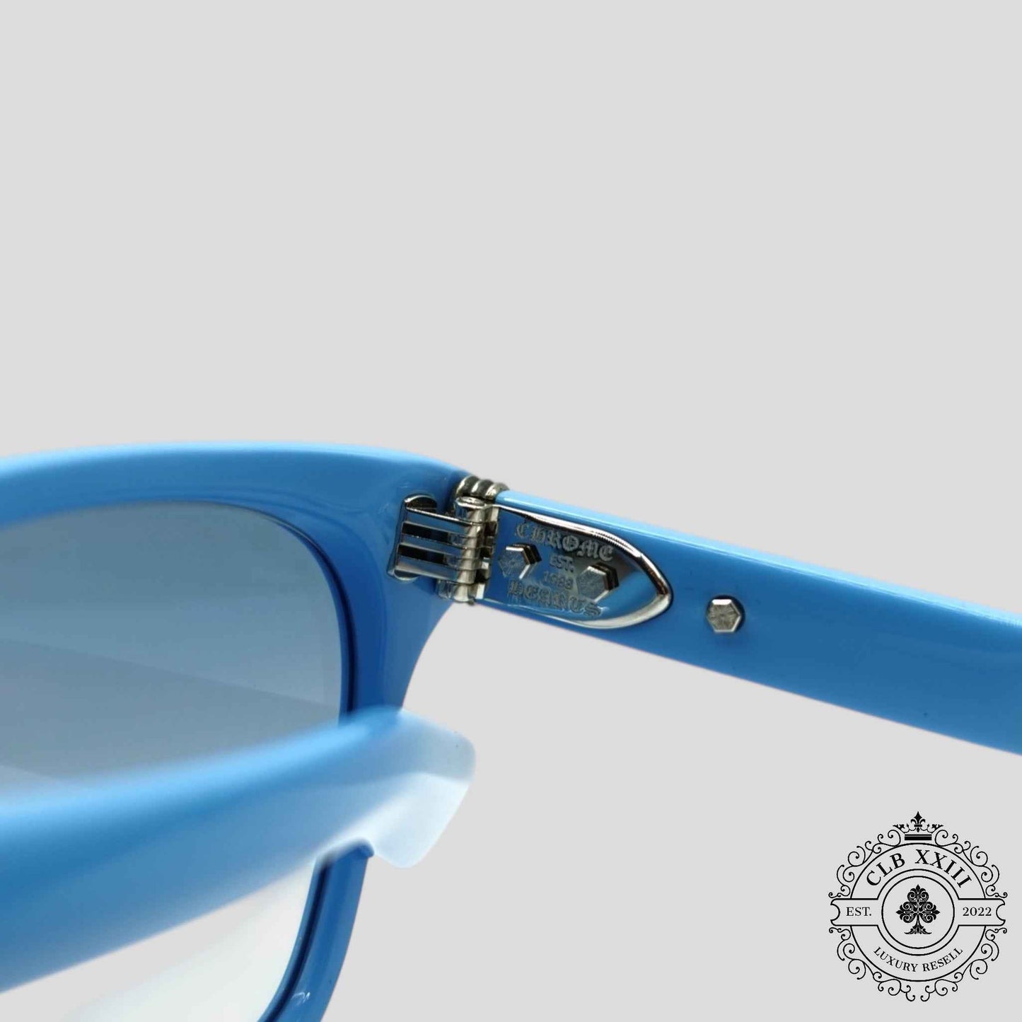 Chrome Hearts Clitterati Glasses in Blue