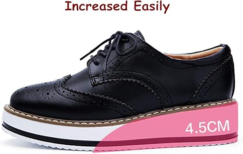 LUW Striped Platform Oxford Shoes Woman
