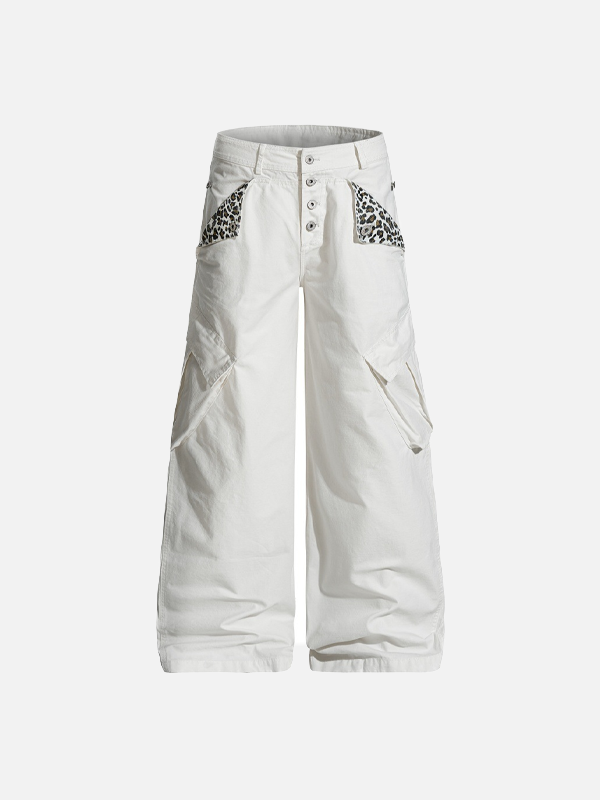 High Street Vibe Hip Hop Wide Leg Cargo Pants - Luxuryurbanwear
