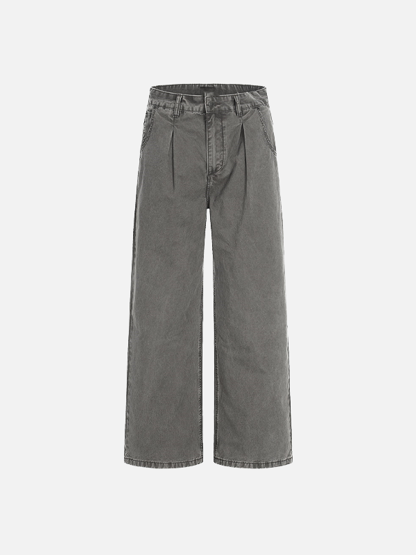 Vintage Washable Punk Old Denim Jeans - Luxuryurbanwear