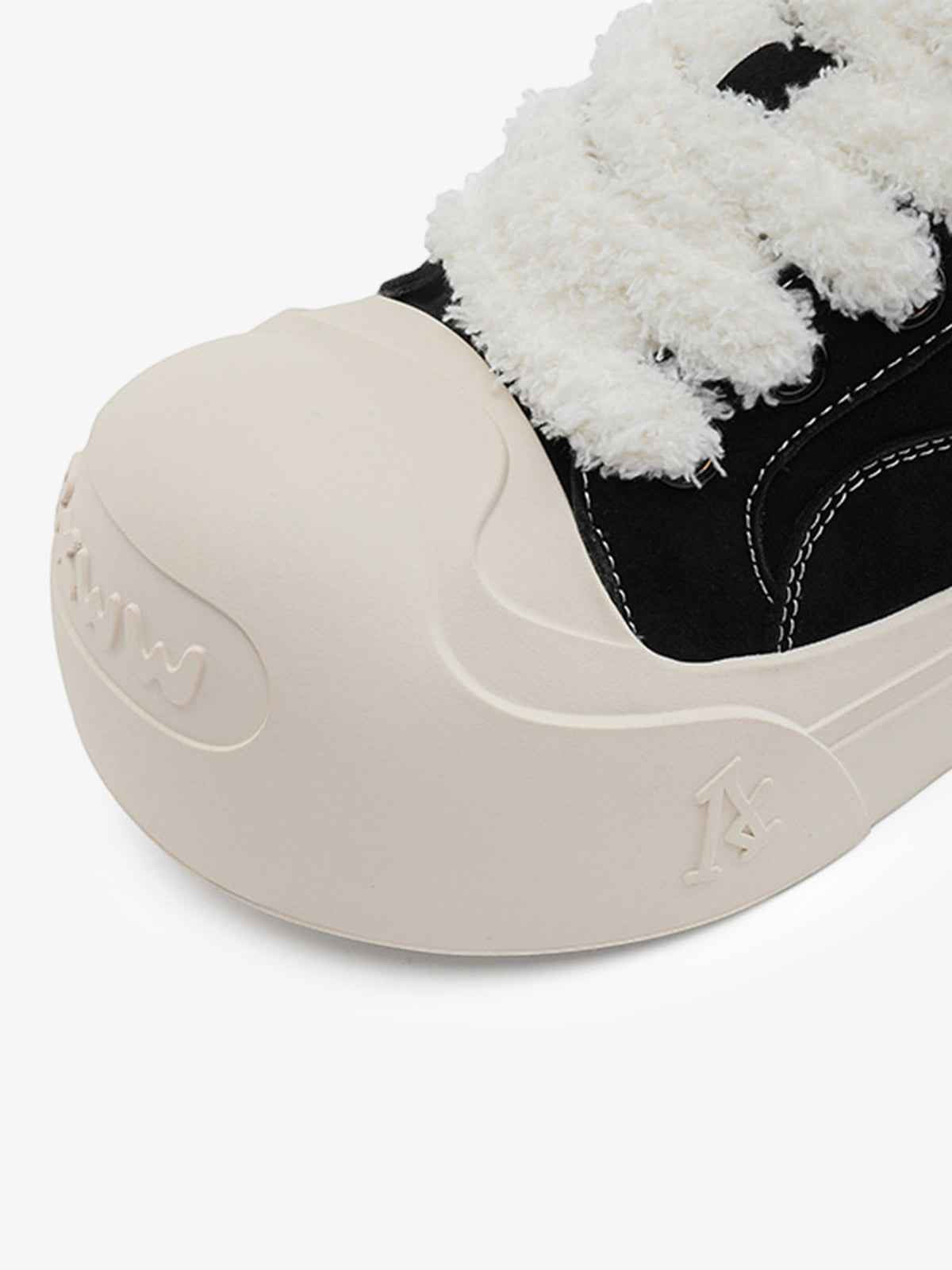 Round-Toe Chunky Height Boost Sneakers