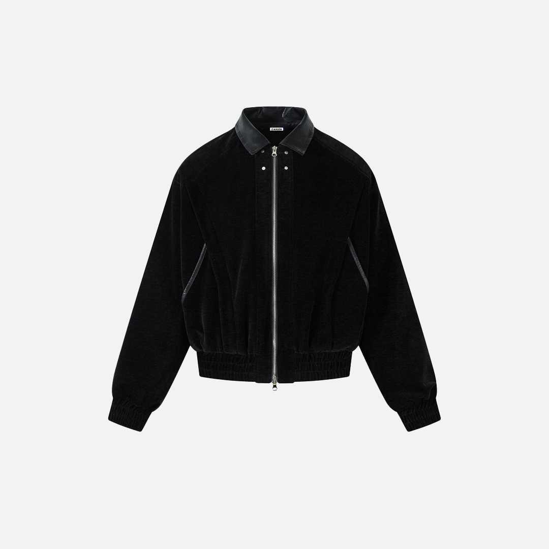 Streetwear Cool Stylish Faux Leather Collar Jacket - Luxuryurbanwear