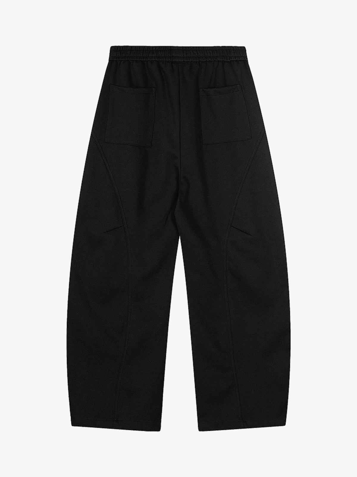 Riveted Pleated Drawstring Barrel Pants