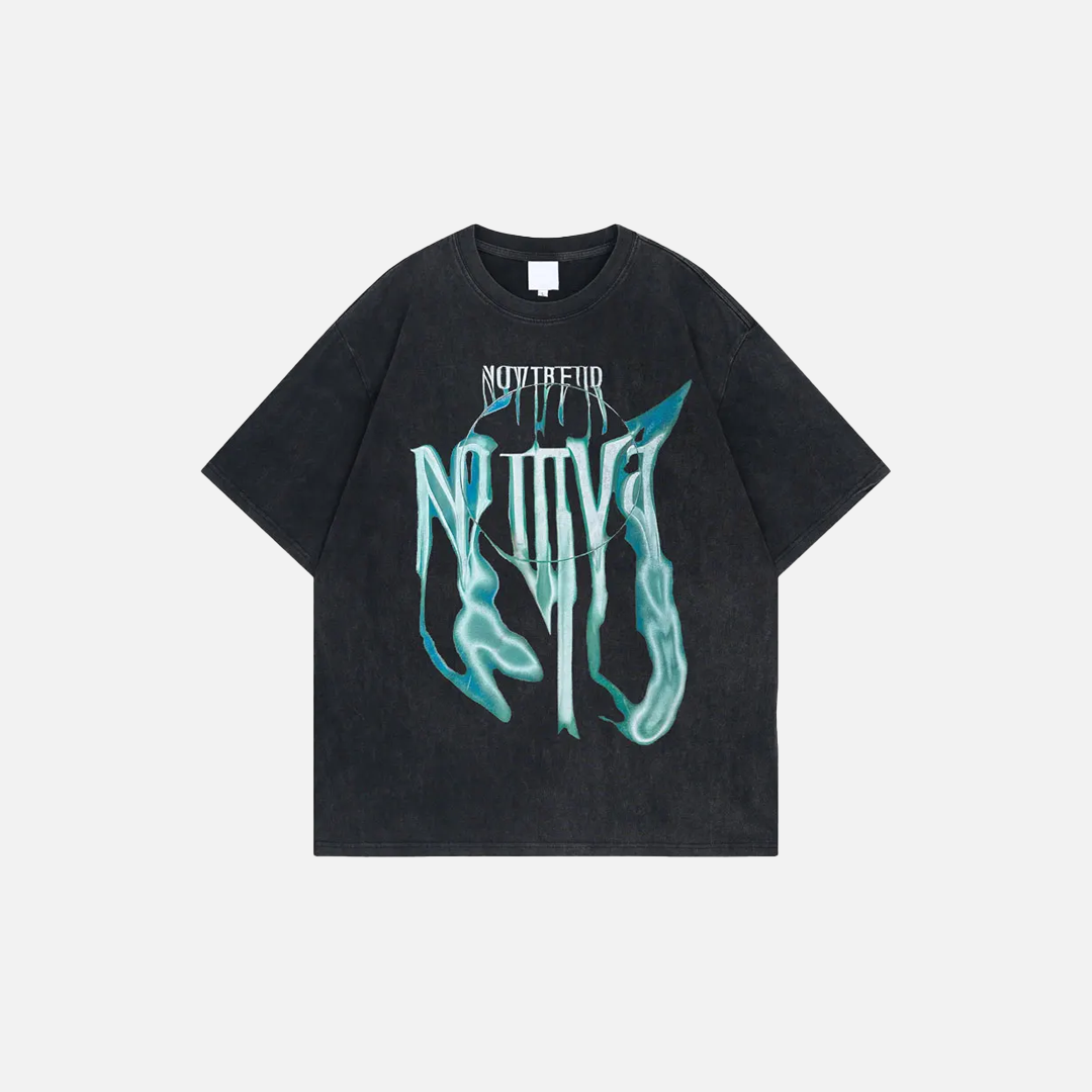 Oversized Cozy Grunge Graphic Printed T-Shirt - Luxuryurbanwear