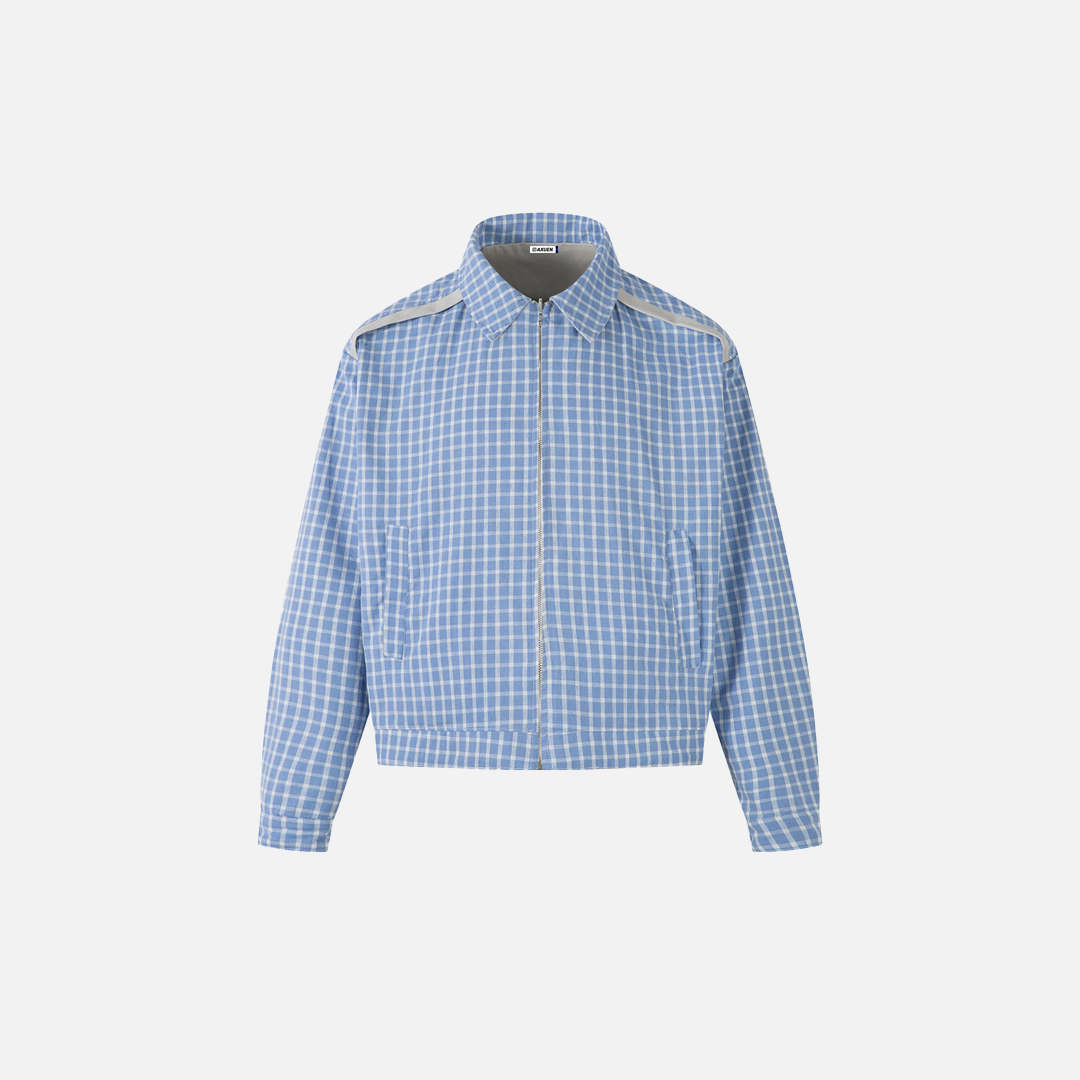 Versatile Y2K Stylish Plaid Collar Casual Jacket - Luxuryurbanwear