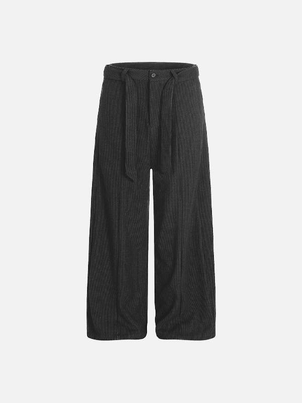 European Style Loose Casual Solid Color Pants - Luxuryurbanwear