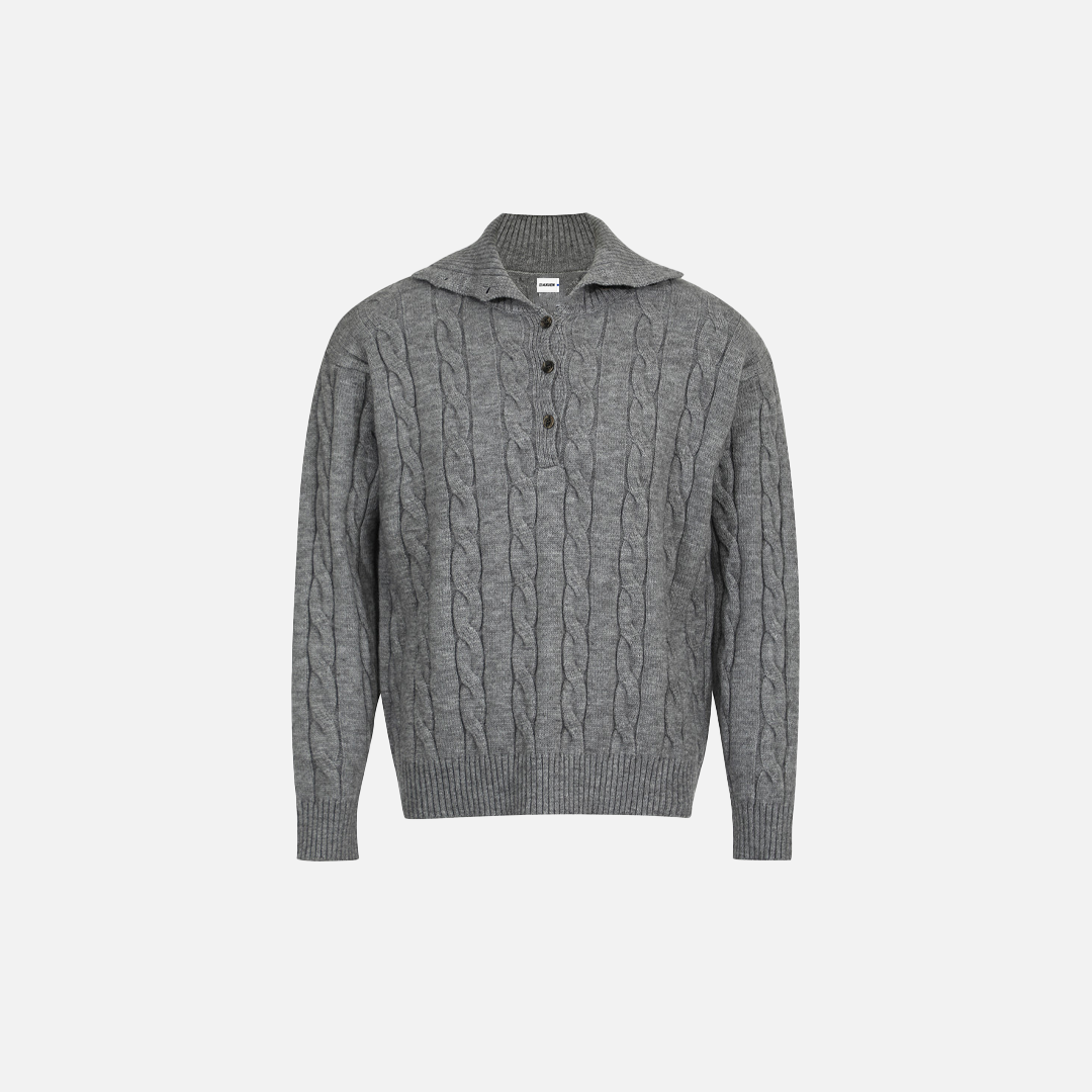 Men Casual Cozy Knit High Neck Sweater - Luxuryurbanwear
