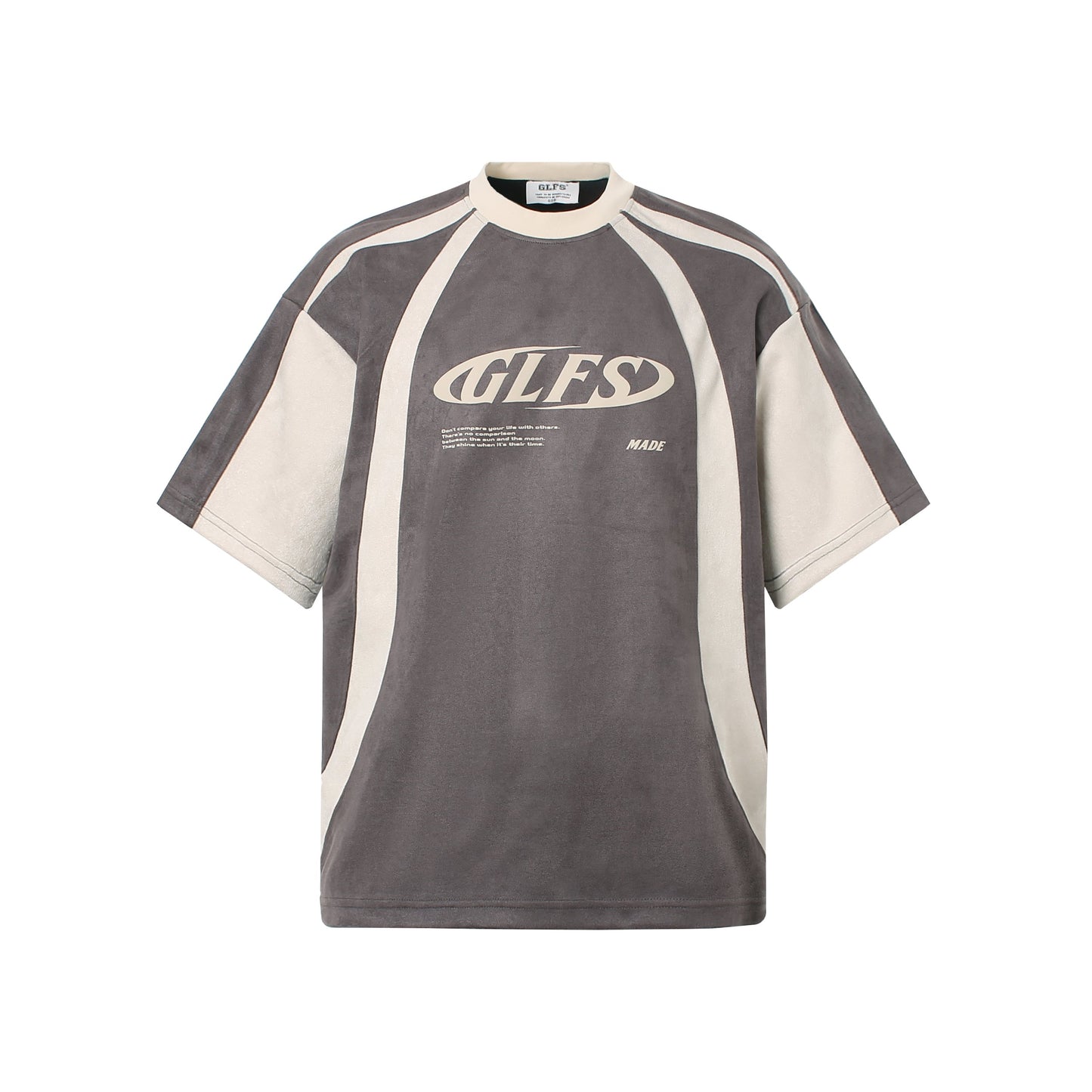 Retro Color-Blocking T-Shirt - 90s Vintage Sport Aesthetic | LuxuryUrbanwear