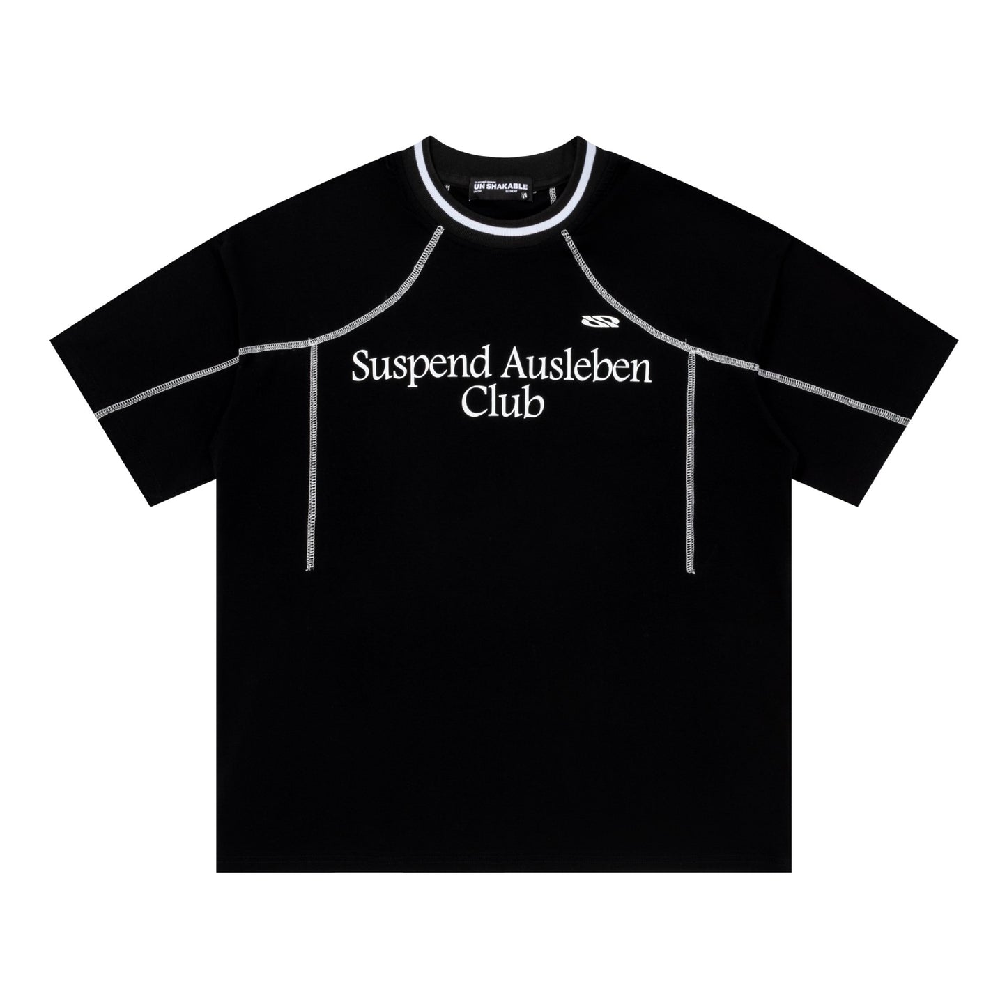Letter printed short sleeved shirt