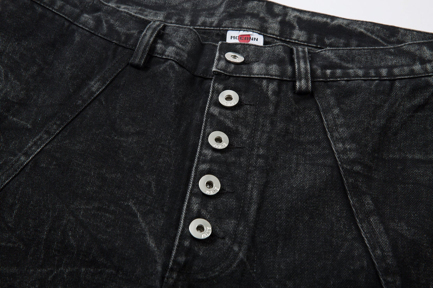 Crinkle Washed Structure | Baggy Jeans - Luxuryurbanwear
