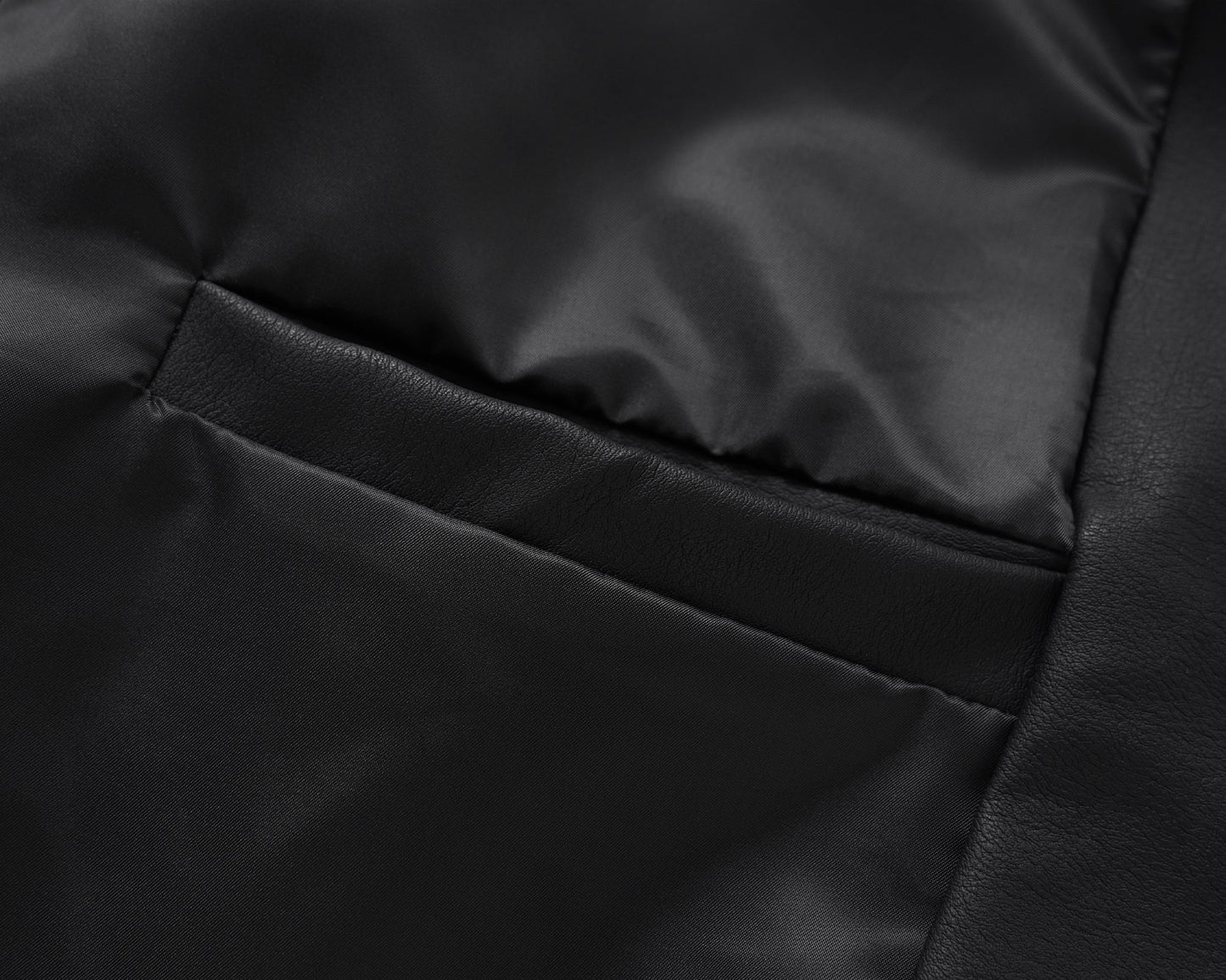 Black Essential | Faux Leather Jacket - Luxuryurbanwear