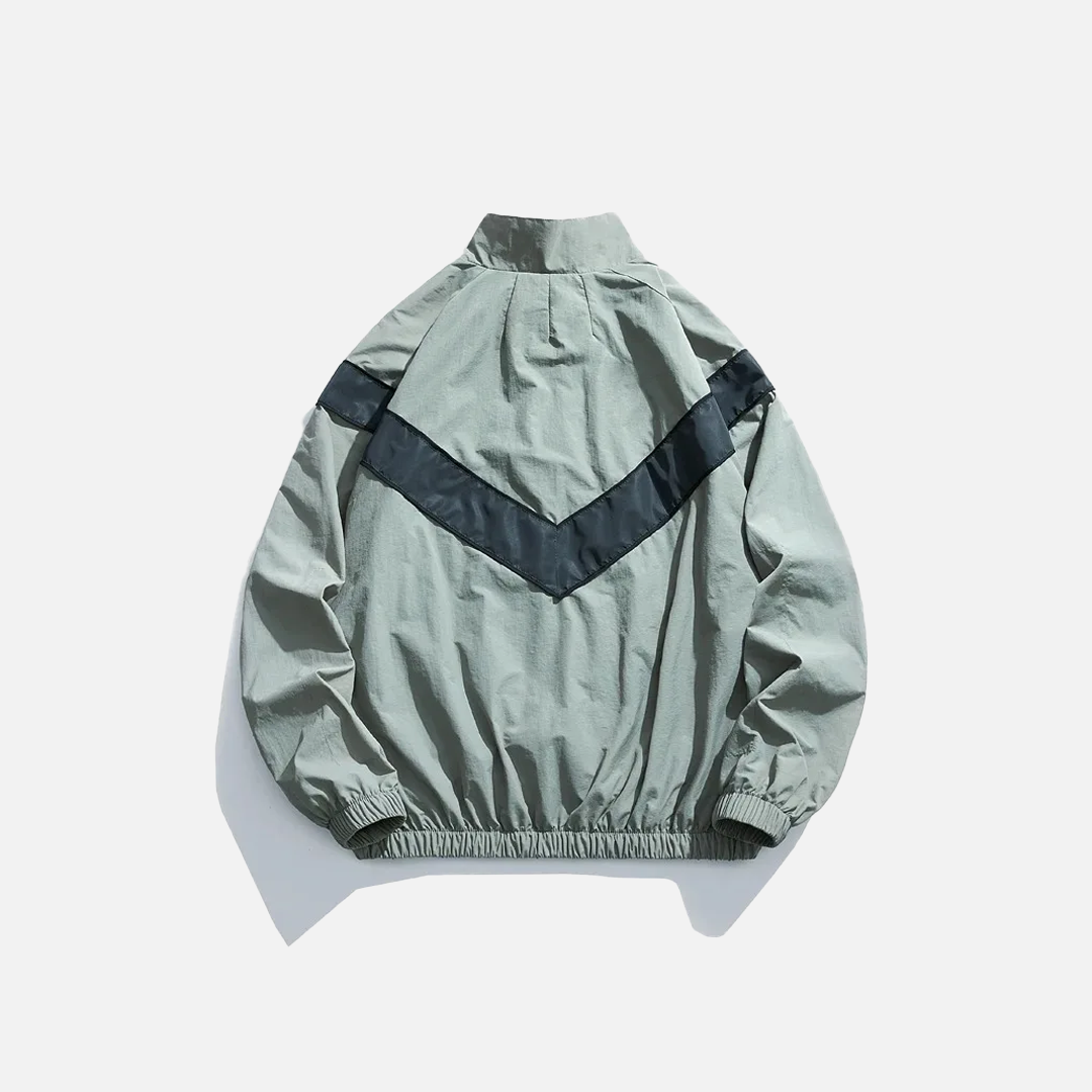 Reflective Windbreaker Safari Vibe Bomber Jacket - Luxuryurbanwear