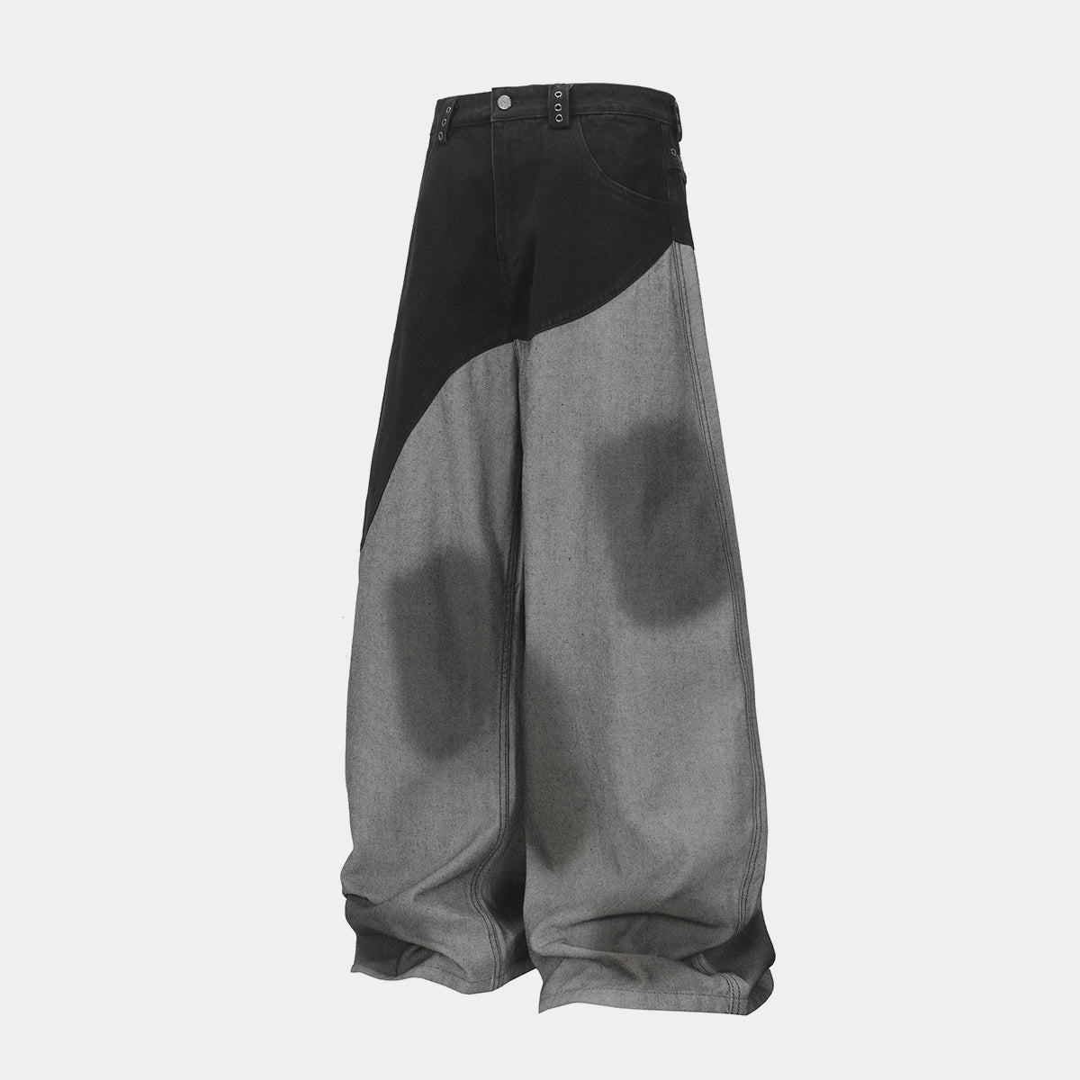 Two-Tone Fade Wash | Wide Jeans - Luxuryurbanwear