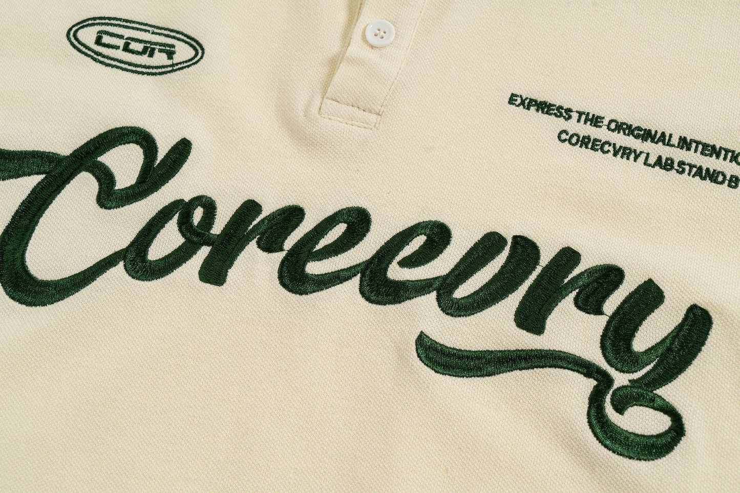 Embro Core Varsity Polo Shirt - Heavyweight Embroidered Luxury Polo | LuxuryUrbanwear - Luxuryurbanwear
