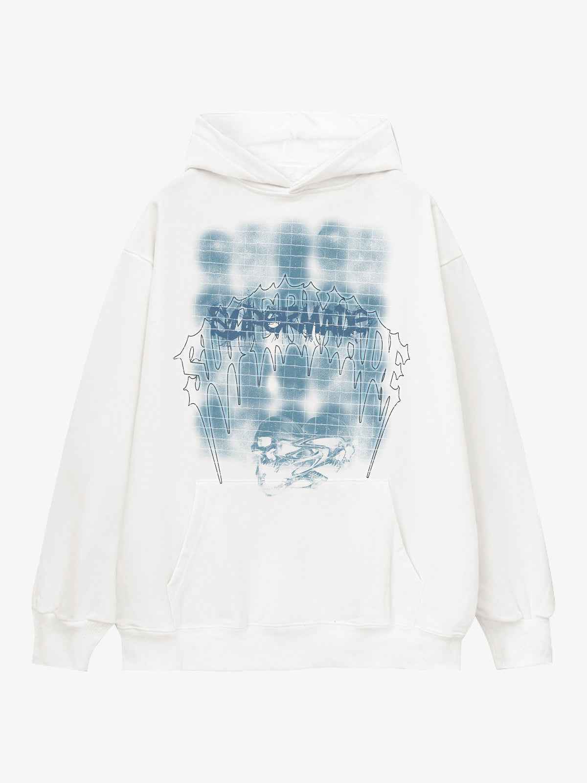 Gothic Skull Graphic Hoodie