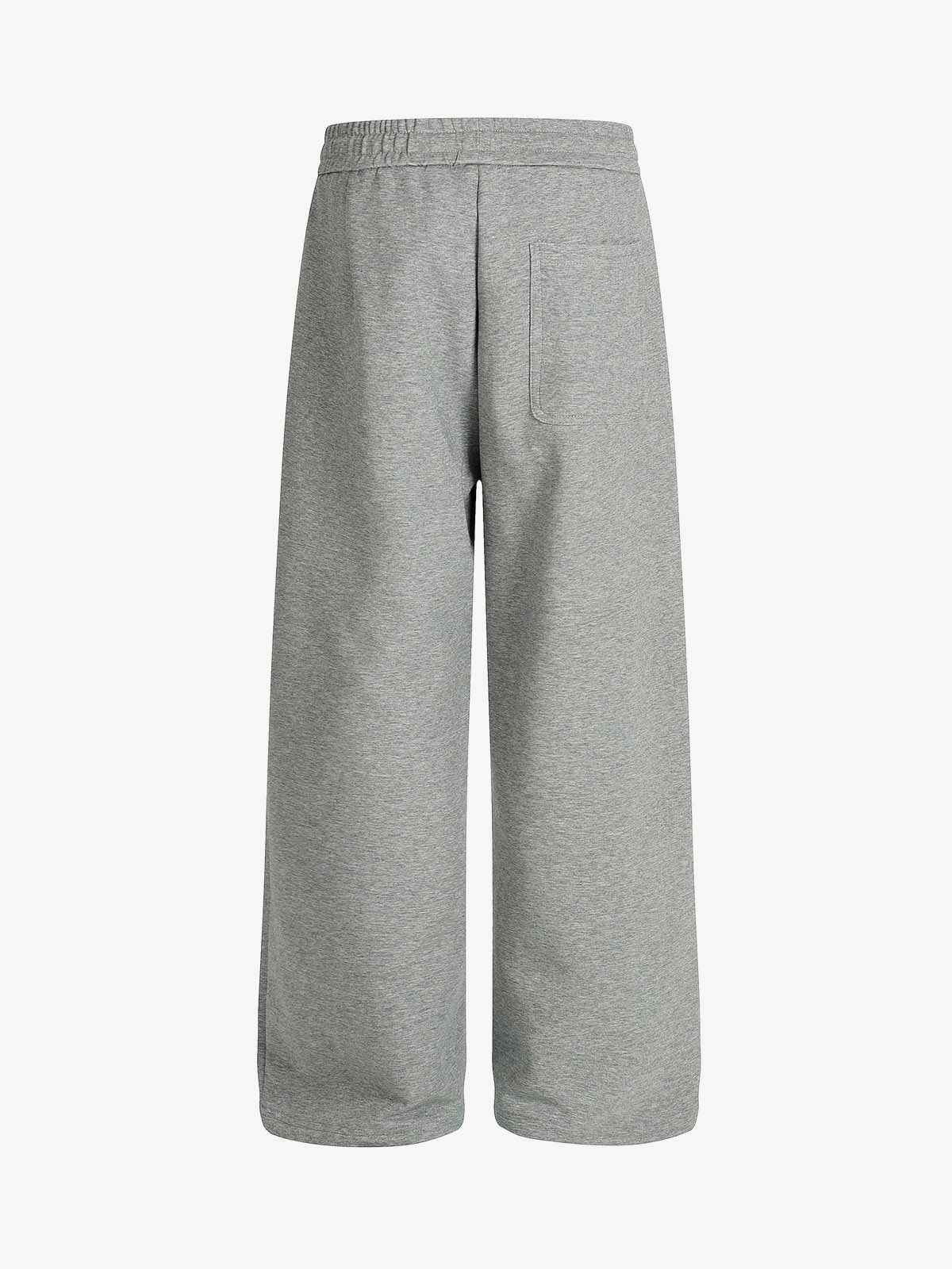 Drawstring Wide Leg Relaxed Sweatpants