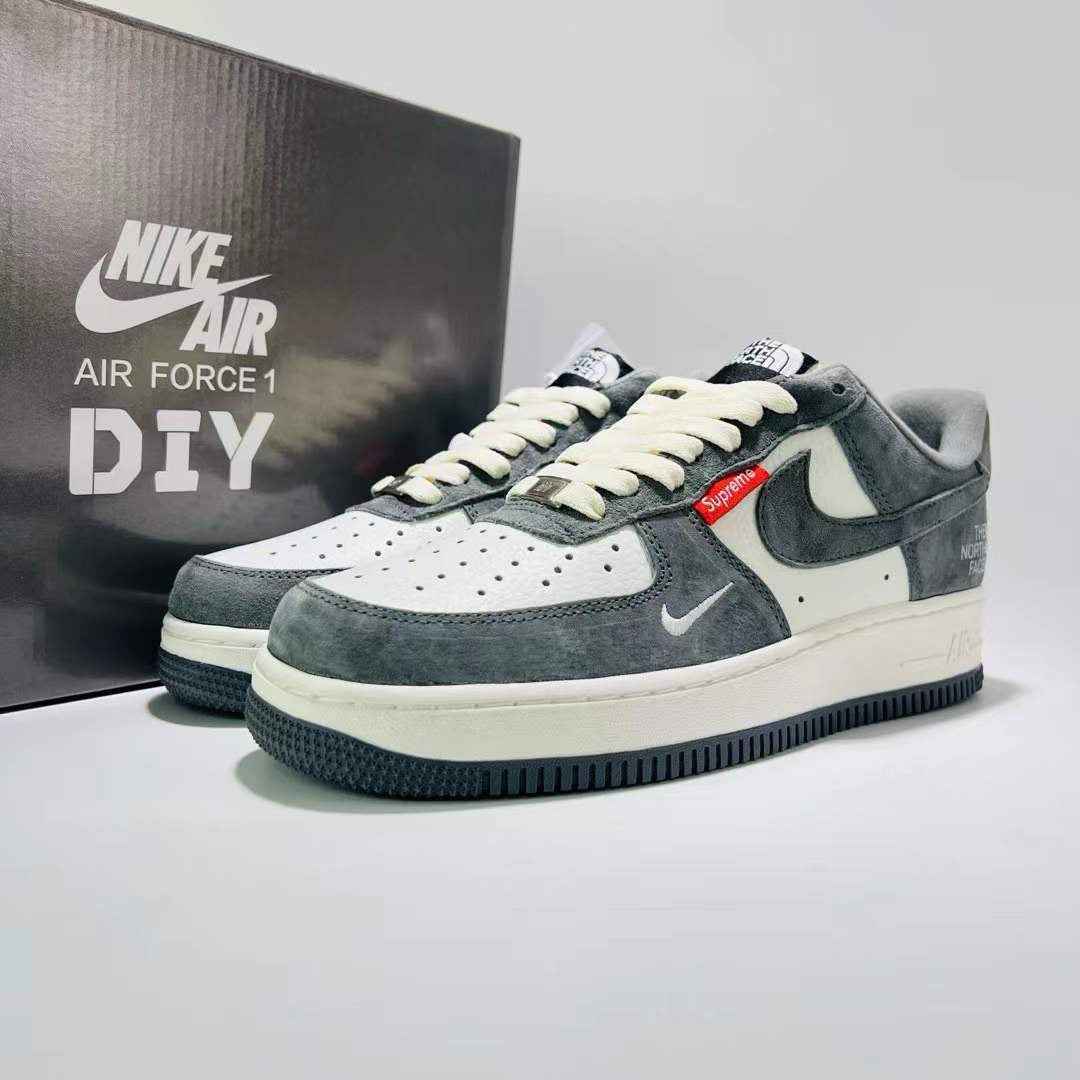 Designer Air Force 1 x Supreme x The North Face DIY SneakerNational