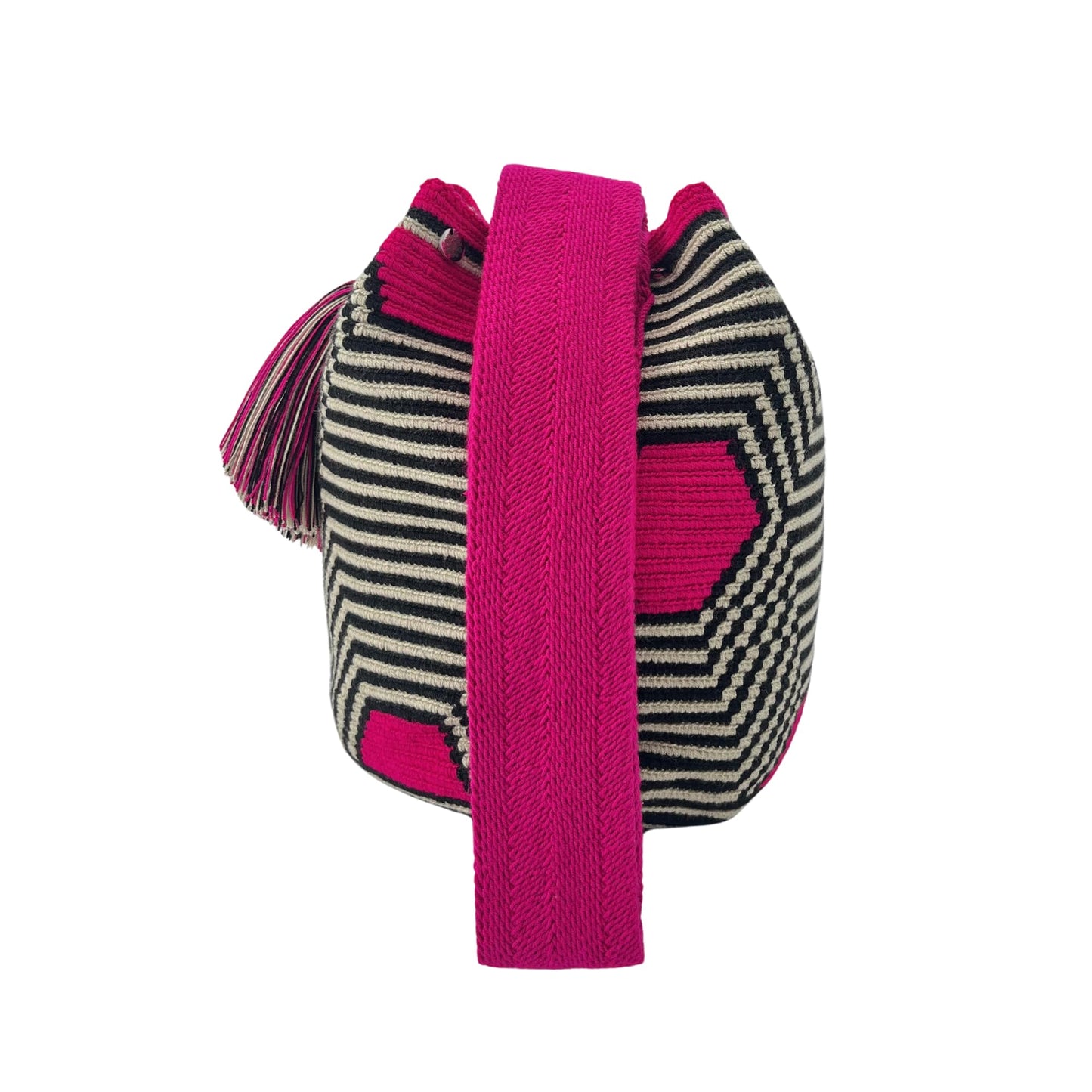 Authentic Wayuu Bag - Large Handmade Colombian Mochila - Handwoven Tribal Crossbody Shoulder Bag for Women - Unique