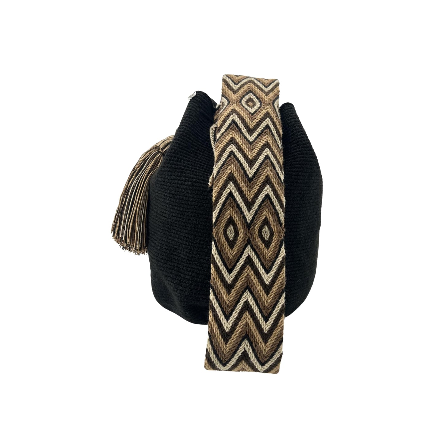 Authentic Wayuu Bag - Large Handmade Colombian Mochila - Handwoven Tribal Crossbody Shoulder Bag for Women - Unique