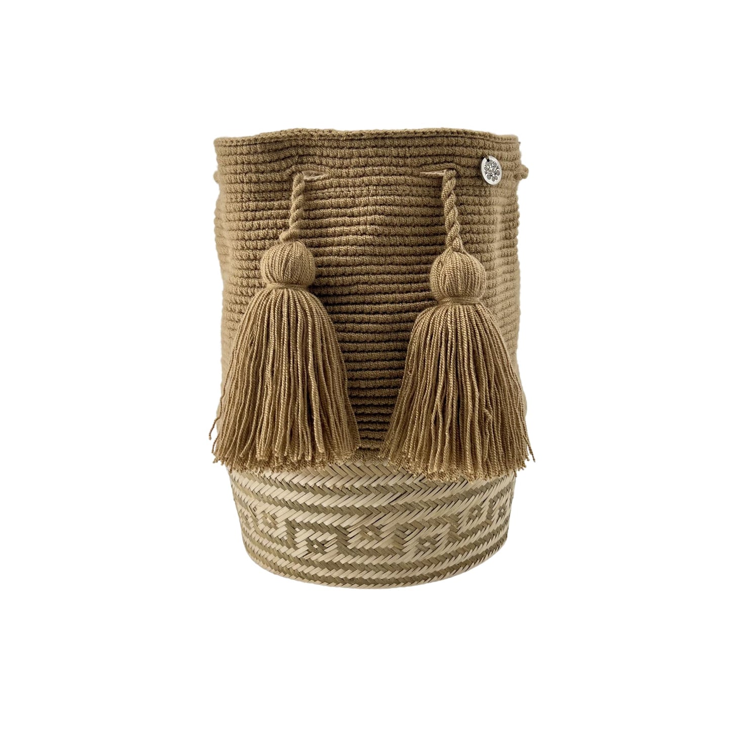 Authentic Wayuu Bag - Large Handmade Colombian Mochila - Handwoven Tribal Crossbody Shoulder Bag for Women - Unique