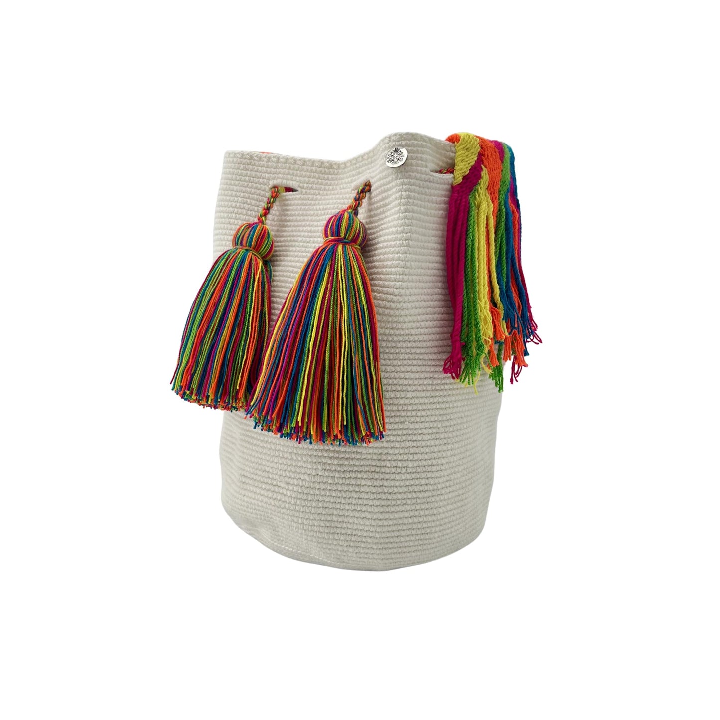 Authentic Wayuu Bag - Large Handmade Colombian Mochila - Handwoven Tribal Crossbody Shoulder Bag for Women - Unique