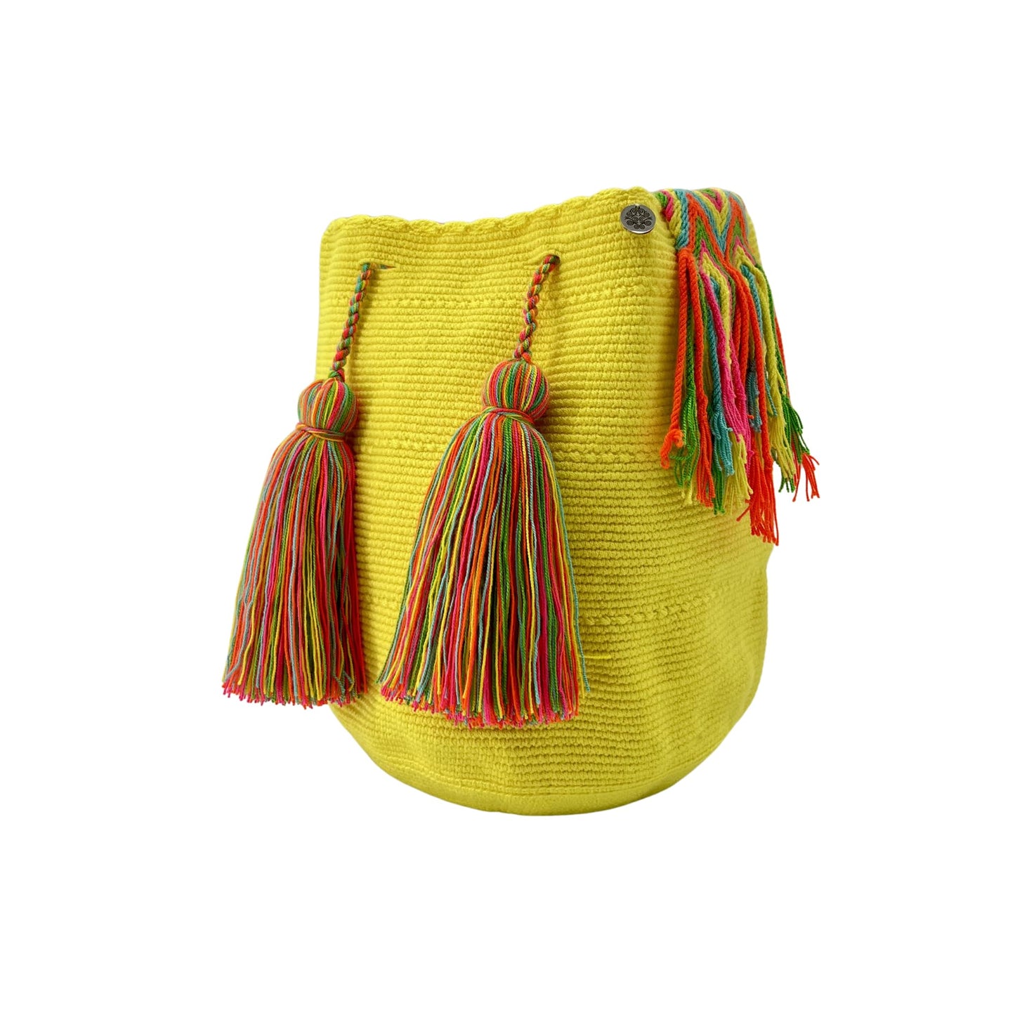 Authentic Wayuu Bag - Large Handmade Colombian Mochila - Handwoven Tribal Crossbody Shoulder Bag for Women - Unique