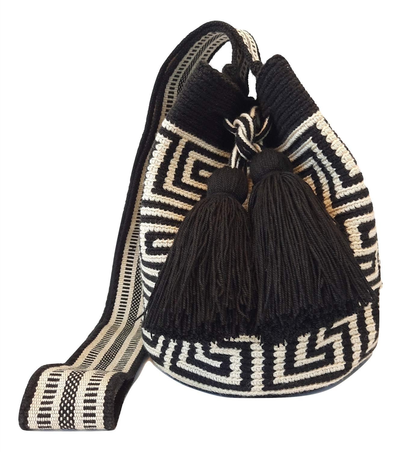 MEDIUM Wayuu Mochila Bag For Women original bolsa tejida colombiana authentic crochet pattern Gift from Colombia | AUTHENTIC WAYUU