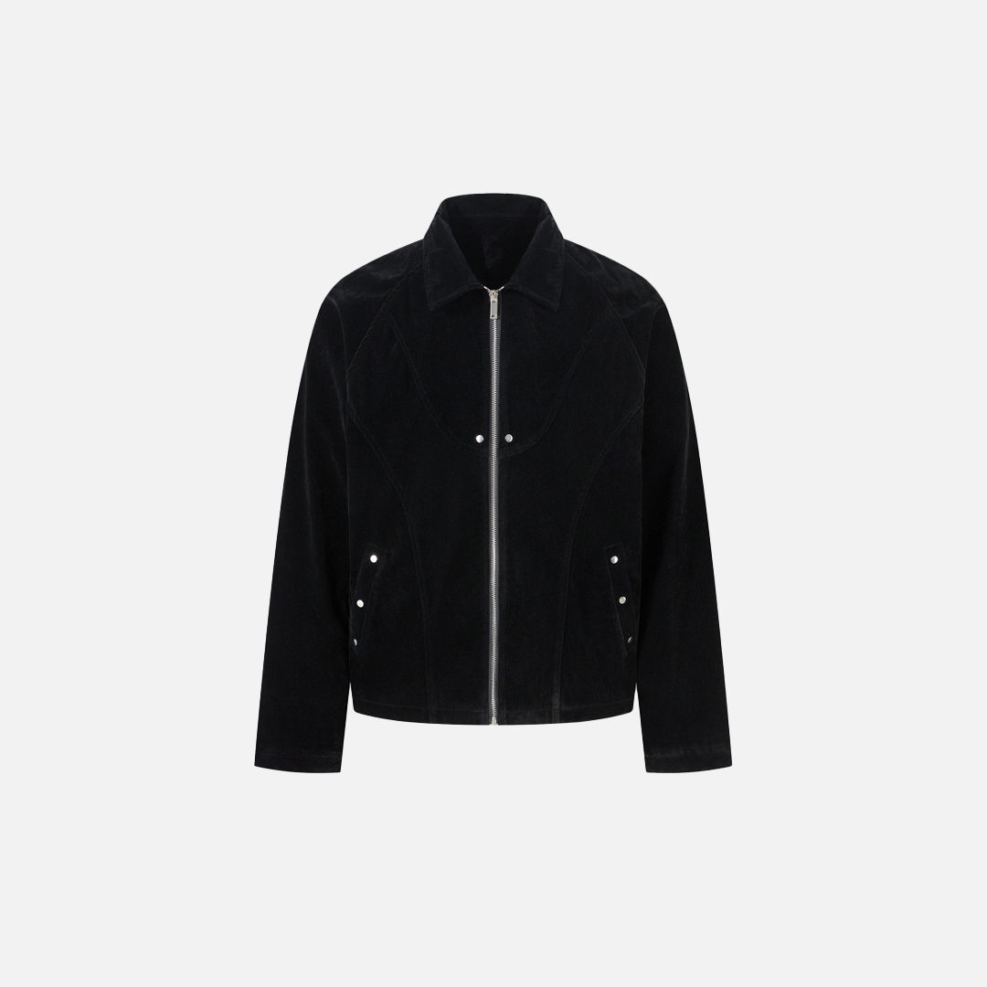 Deconstructed Split Design Solid Color Lapel Jacket - Luxuryurbanwear
