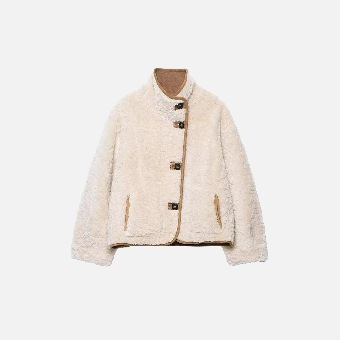 Premium High Neck Two Way To Wear Fleece Jacket - Luxuryurbanwear